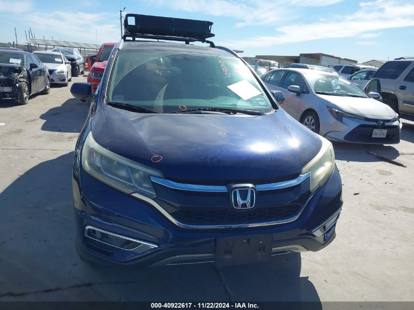 2015 Honda Cr-V Ex-L VIN: 2HKRM3H71FH555467 Lot: 40922617