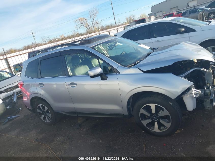 2017 Subaru Forester 2.5I Limited VIN: JF2SJARC7HH807123 Lot: 40922619