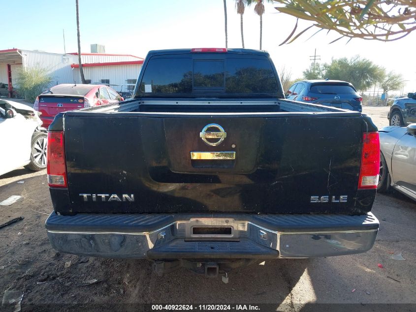 2004 Nissan Titan Le VIN: 1N6AA06A84N537884 Lot: 40922624