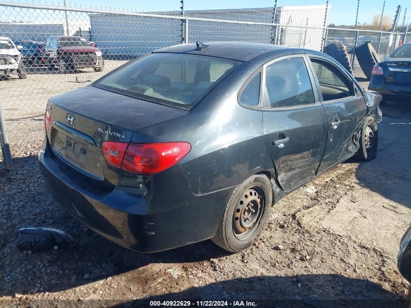 2009 Hyundai Elantra Gls VIN: KMHDU46D29U710607 Lot: 40922629