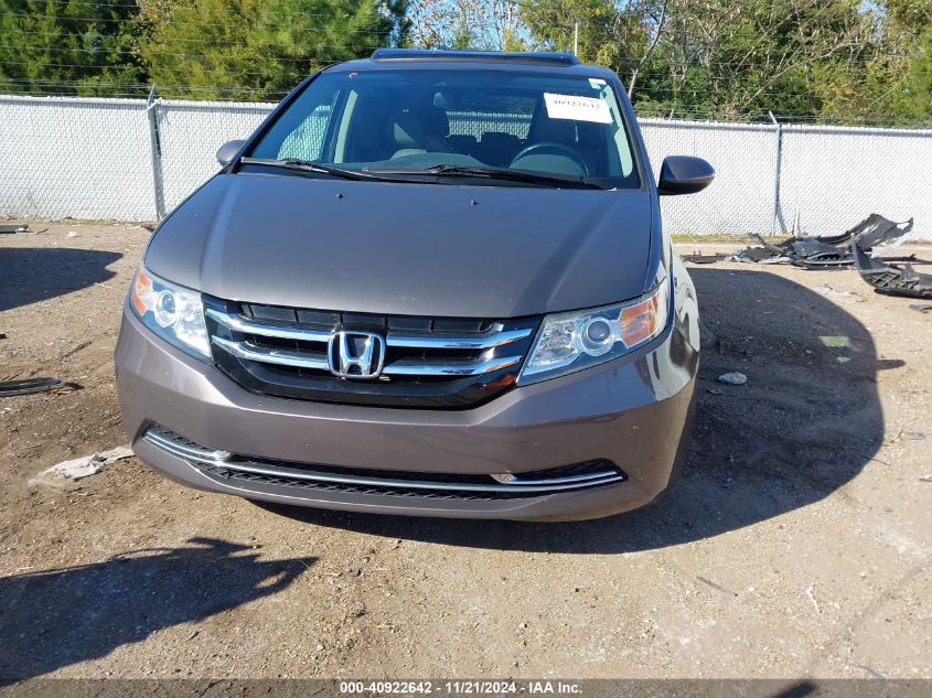 2015 Honda Odyssey Ex-L VIN: 5FNRL5H60FB092466 Lot: 40922642