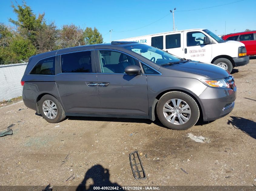 2015 Honda Odyssey Ex-L VIN: 5FNRL5H60FB092466 Lot: 40922642