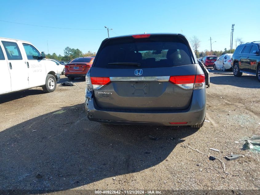 2015 Honda Odyssey Ex-L VIN: 5FNRL5H60FB092466 Lot: 40922642