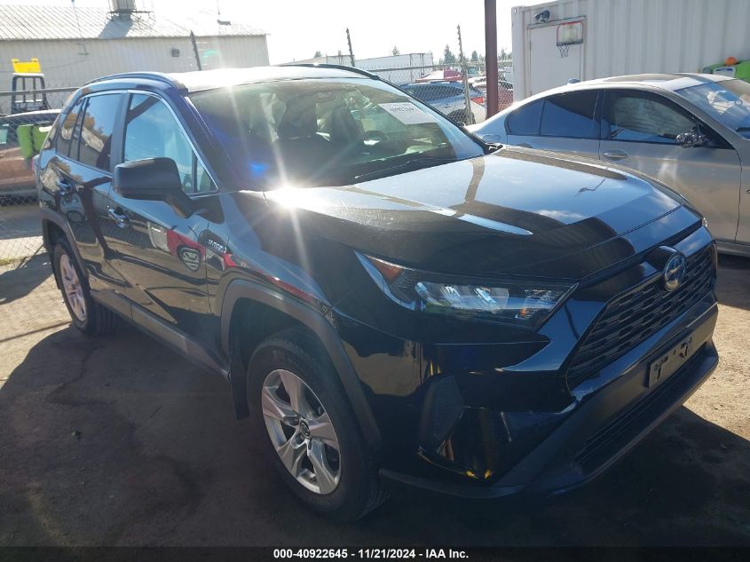 2020 Toyota Rav4 Hybrid Le VIN: 2T3LWRFVXLW094536 Lot: 40922645