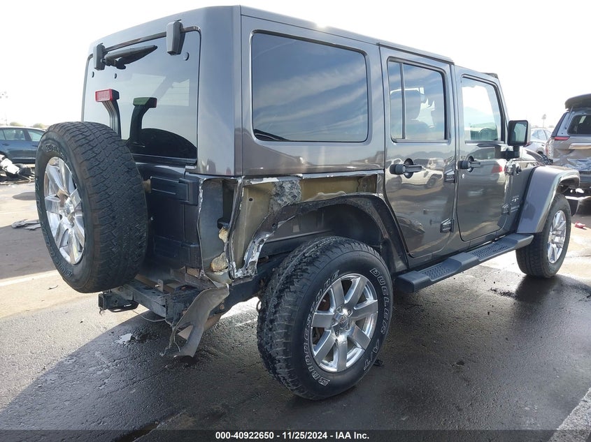 2016 JEEP WRANGLER UNLIMITED SAHARA - 1C4BJWEG4GL244015