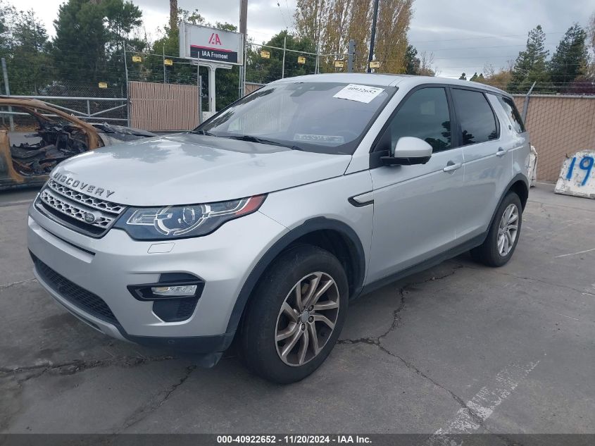 VIN SALCR2BG6HH655164 2017 LAND ROVER DISCOVERY SPORT no.2