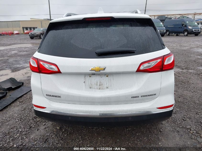 2019 Chevrolet Equinox Premier VIN: 2GNAXXEV9K6123942 Lot: 40922685