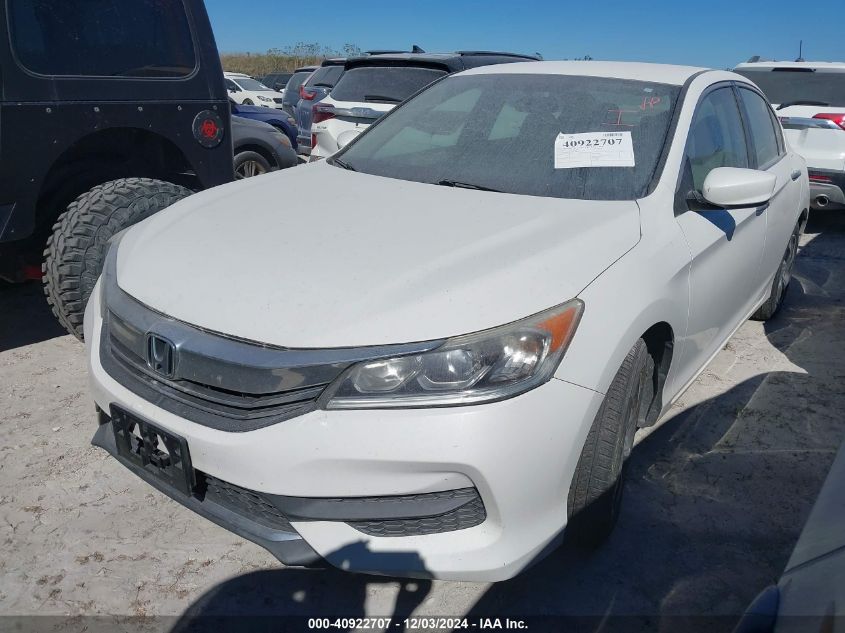 VIN 1HGCR2F34HA168442 2017 Honda Accord, LX no.2