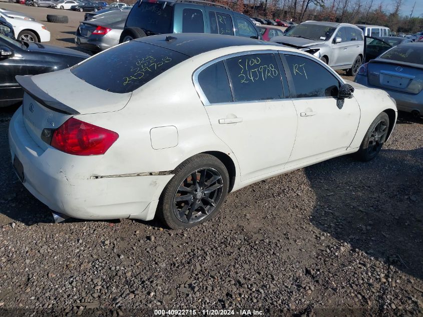 2008 Infiniti G35X VIN: JNKBV61F98M250212 Lot: 40922715