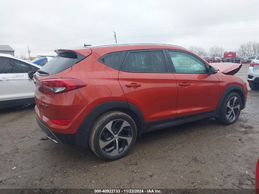 2016 Hyundai Tucson Sport VIN: KM8J33A21GU136584 Lot: 40922733