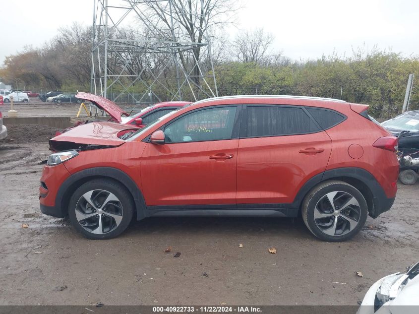 2016 Hyundai Tucson Sport VIN: KM8J33A21GU136584 Lot: 40922733