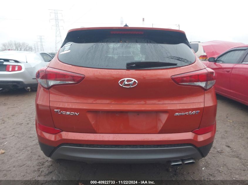 2016 Hyundai Tucson Sport VIN: KM8J33A21GU136584 Lot: 40922733