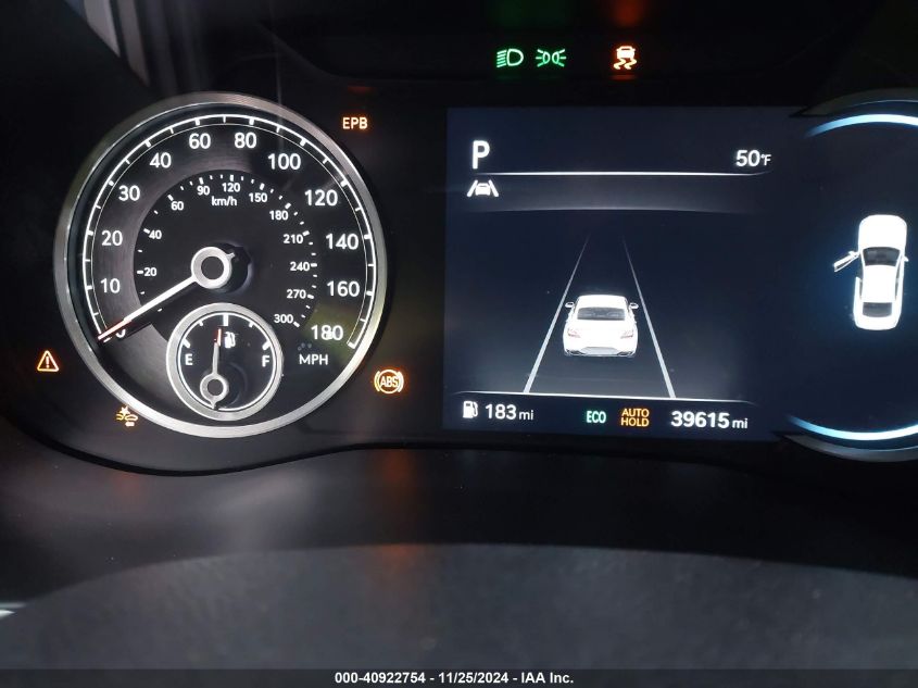 2022 GENESIS G70 VIN: KMTG54TE3NU087411