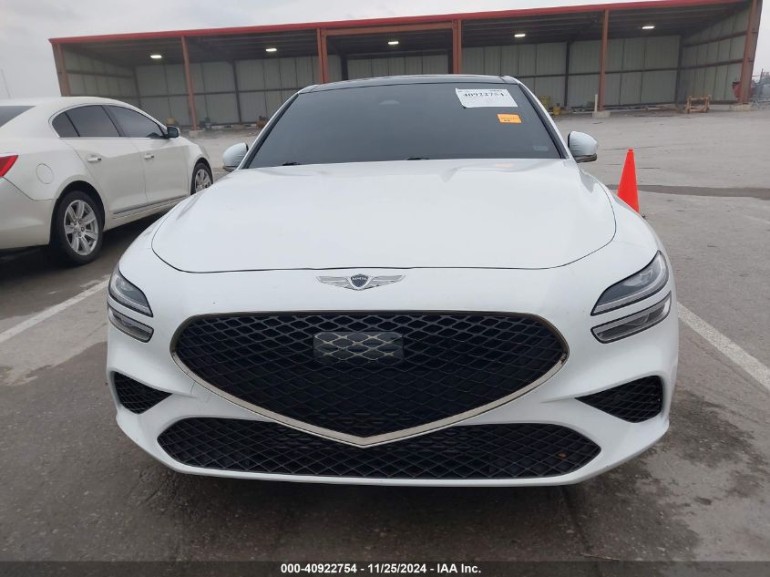 2022 Genesis G70 3.3T Awd VIN: KMTG54TE3NU087411 Lot: 40922754