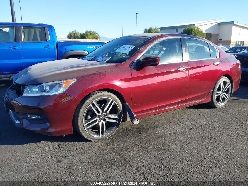 2017 Honda Accord Sport VIN: 1HGCR2F51HA282934 Lot: 40922758