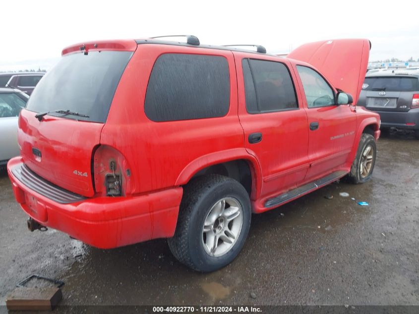 2001 Dodge Durango Slt VIN: 1B4HS28Z01F553173 Lot: 40922770