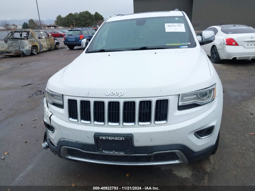 2015 Jeep Grand Cherokee Limited VIN: 1C4RJFBGXFC806680 Lot: 40922793