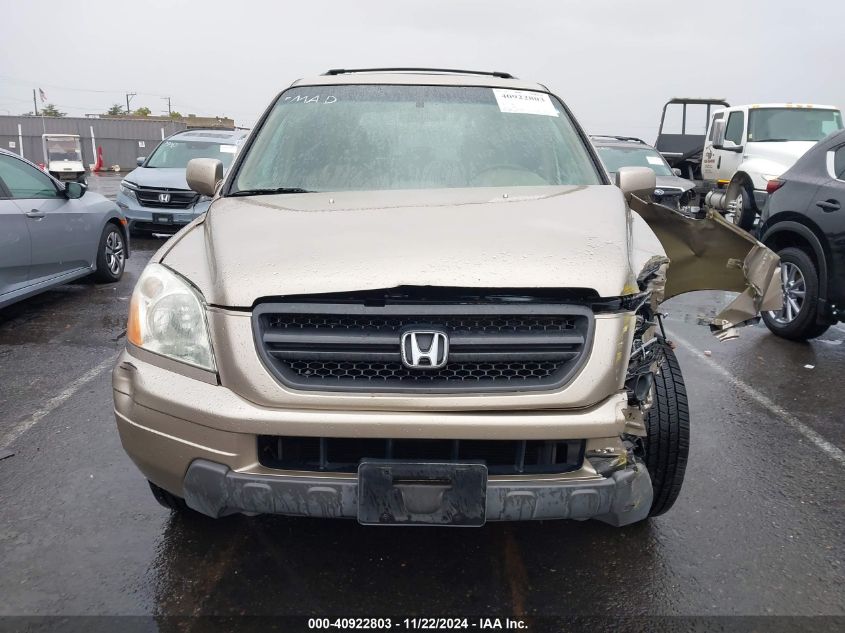 2005 Honda Pilot Ex VIN: 5FNYF18445B059172 Lot: 40922803