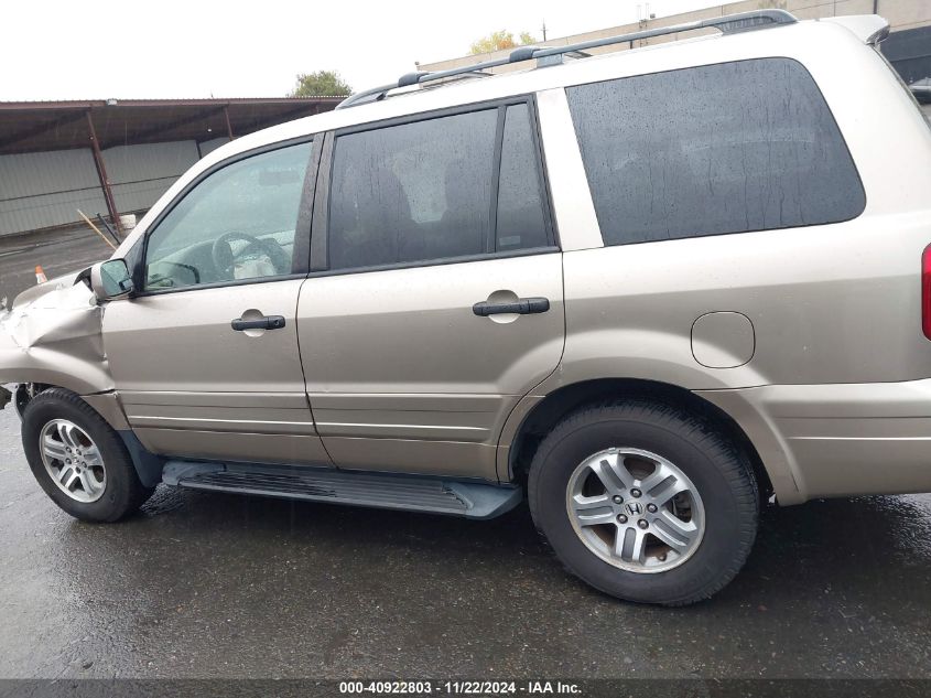 2005 Honda Pilot Ex VIN: 5FNYF18445B059172 Lot: 40922803