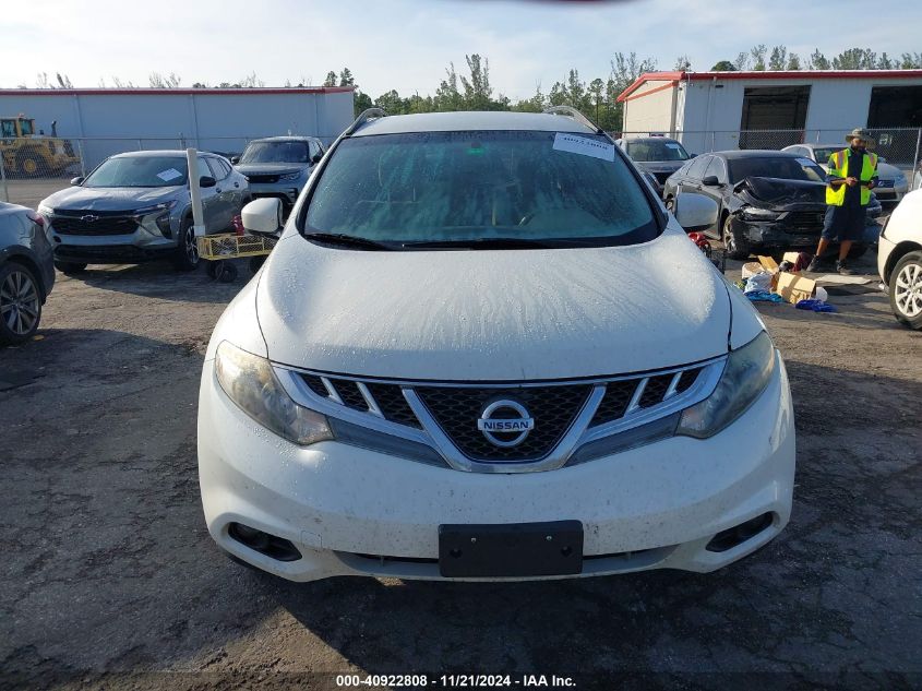 2014 Nissan Murano Sv VIN: JN8AZ1MU5EW419726 Lot: 40922808