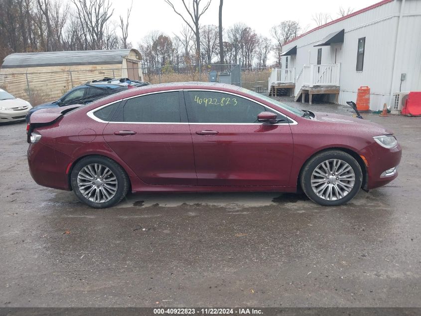 2015 Chrysler 200 C VIN: 1C3CCCCG0FN514820 Lot: 40922823