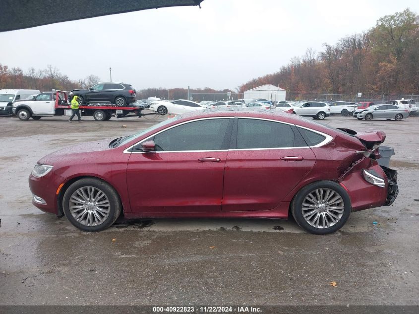 2015 Chrysler 200 C VIN: 1C3CCCCG0FN514820 Lot: 40922823