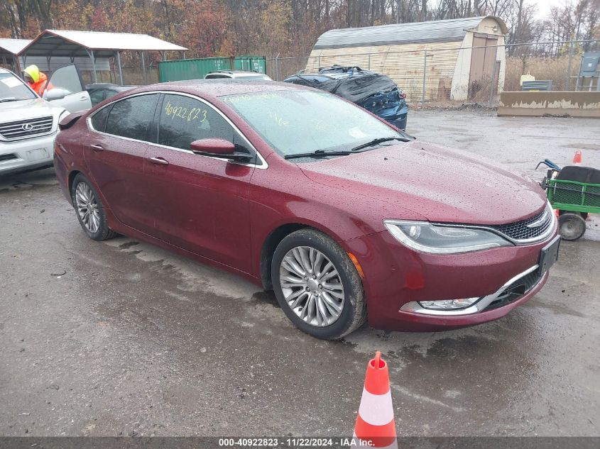 VIN 1C3CCCCG0FN514820 2015 Chrysler 200, C no.1