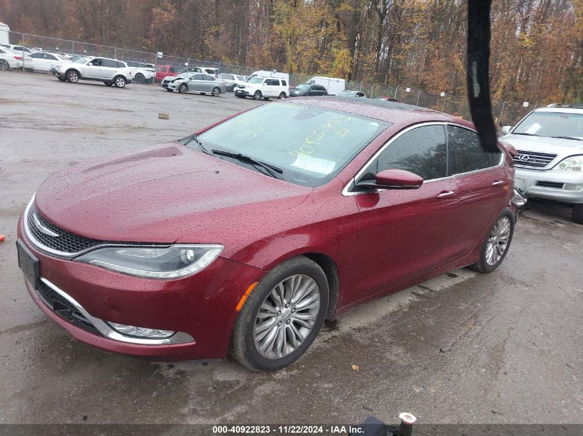 VIN 1C3CCCCG0FN514820 2015 Chrysler 200, C no.2