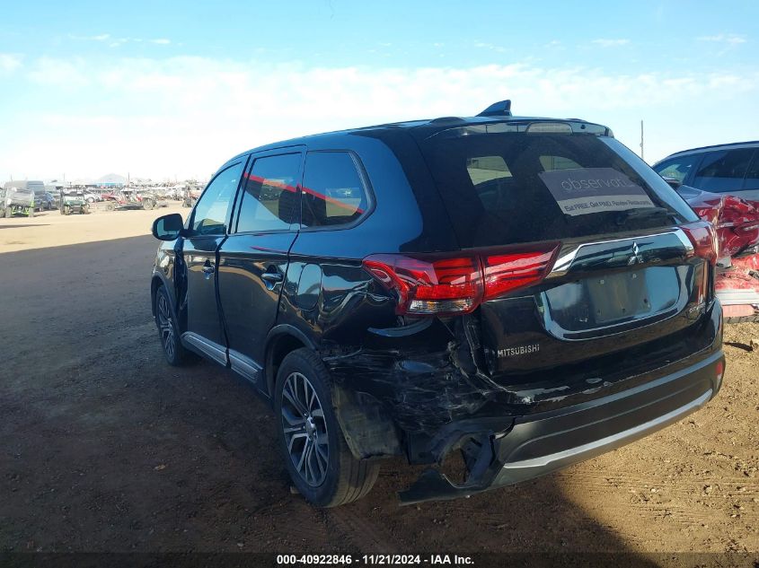 2018 Mitsubishi Outlander Se VIN: JA4AZ3A38JZ054867 Lot: 40922846