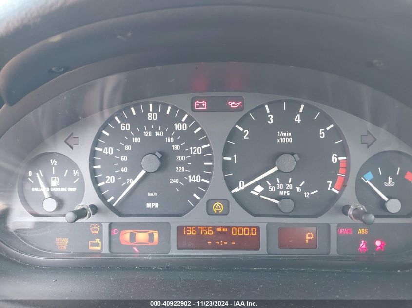 2002 BMW 325Xi VIN: WBAEU33442PF70474 Lot: 40922902