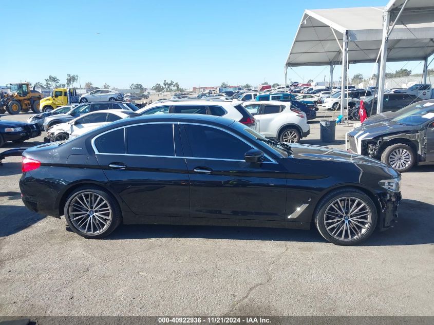 2018 BMW 530E Iperformance VIN: WBAJA9C5XJB250376 Lot: 40922936