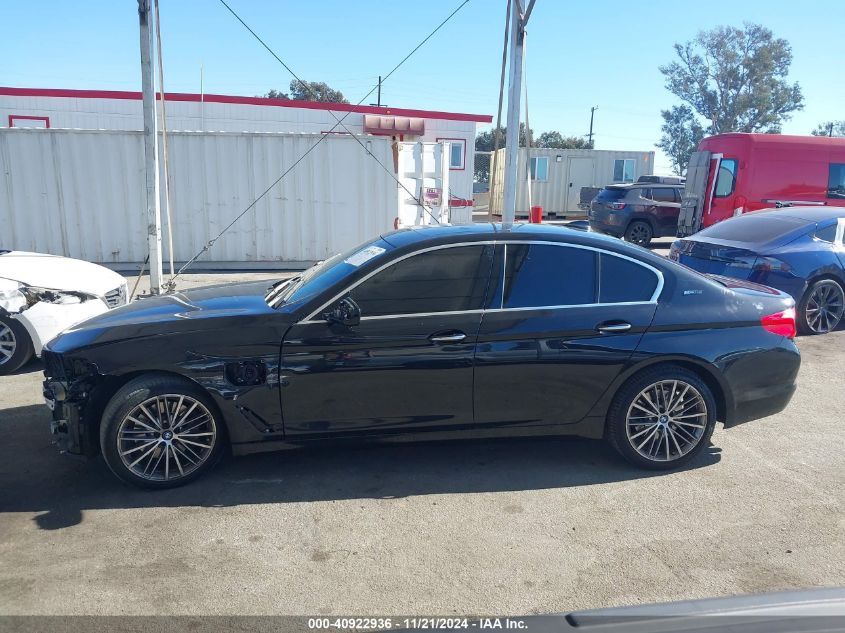 2018 BMW 530E Iperformance VIN: WBAJA9C5XJB250376 Lot: 40922936