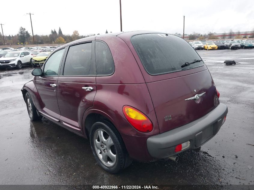 2002 Chrysler Pt Cruiser Limited VIN: 3C8FY68B42T282966 Lot: 40922966