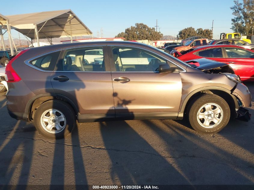 2015 Honda Cr-V Lx VIN: 3CZRM3H3XFG700070 Lot: 40923000