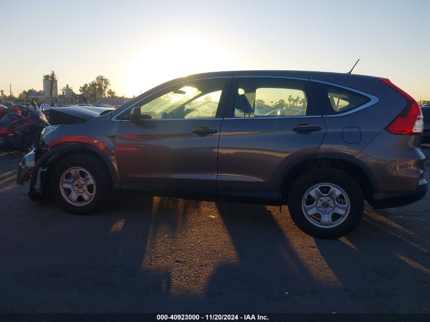 2015 Honda Cr-V Lx VIN: 3CZRM3H3XFG700070 Lot: 40923000