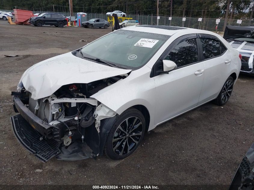 2019 Toyota Corolla Xse VIN: 5YFBURHE9KP915309 Lot: 40923024