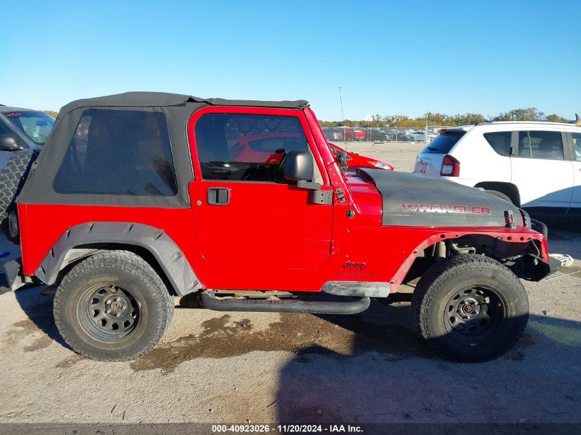 2006 Jeep Wrangler Se VIN: 1J4FA291X6P740499 Lot: 40923026