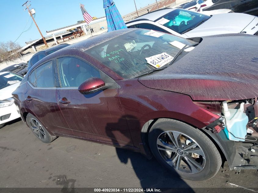 2022 Nissan Sentra Sv Xtronic Cvt VIN: 3N1AB8CV5NY303196 Lot: 40923034