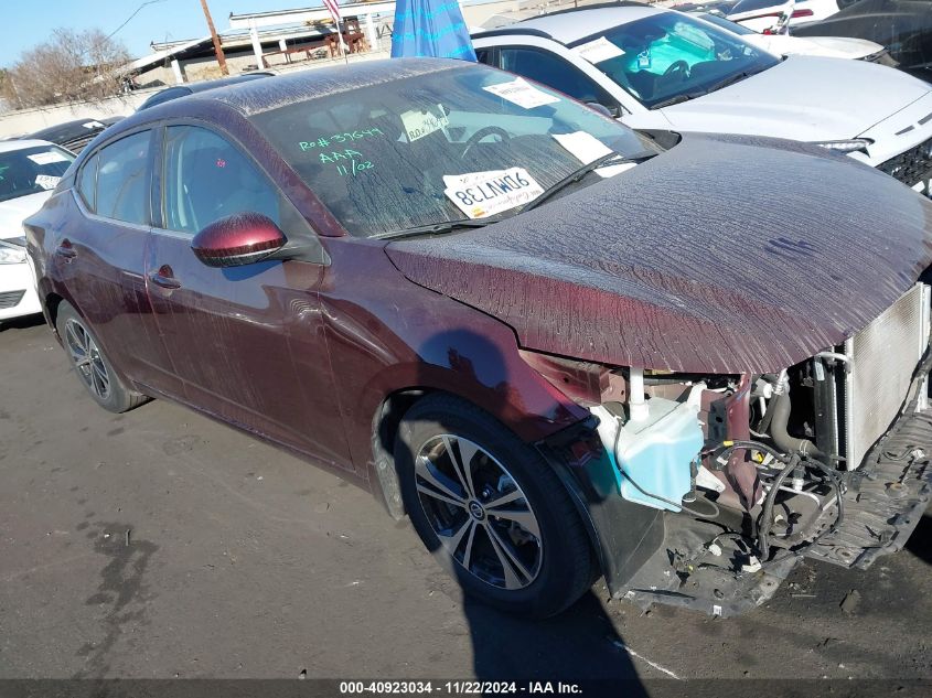 2022 NISSAN SENTRA SV XTRONIC CVT - 3N1AB8CV5NY303196