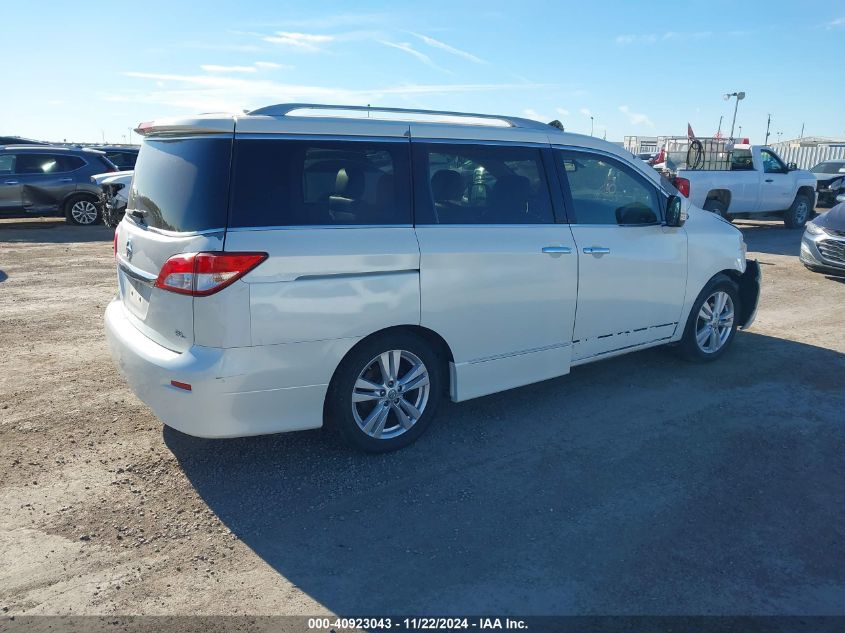 2011 Nissan Quest Sl VIN: JN8AE2KP4B9007662 Lot: 40923043