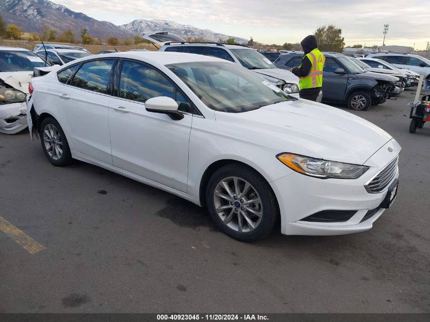 2017 Ford Fusion Se VIN: 3FA6P0HDXHR336172 Lot: 40923045