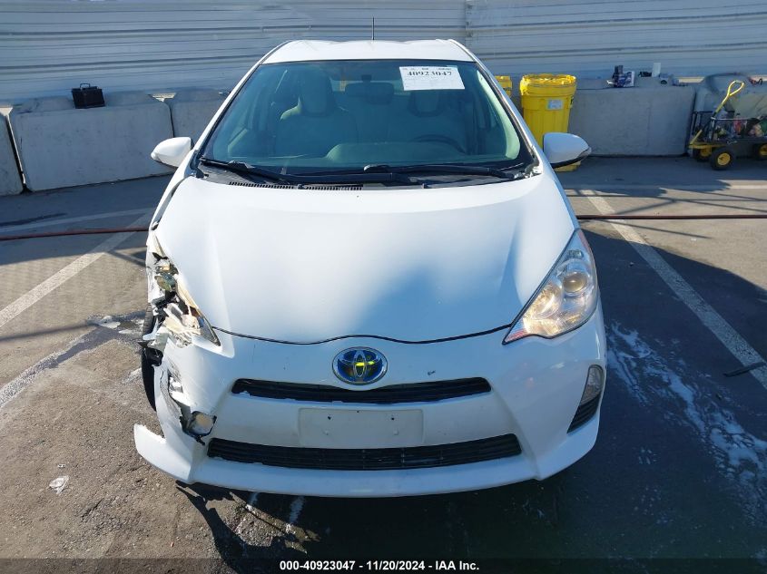 2013 Toyota Prius C One VIN: JTDKDTB30D1547372 Lot: 40923047