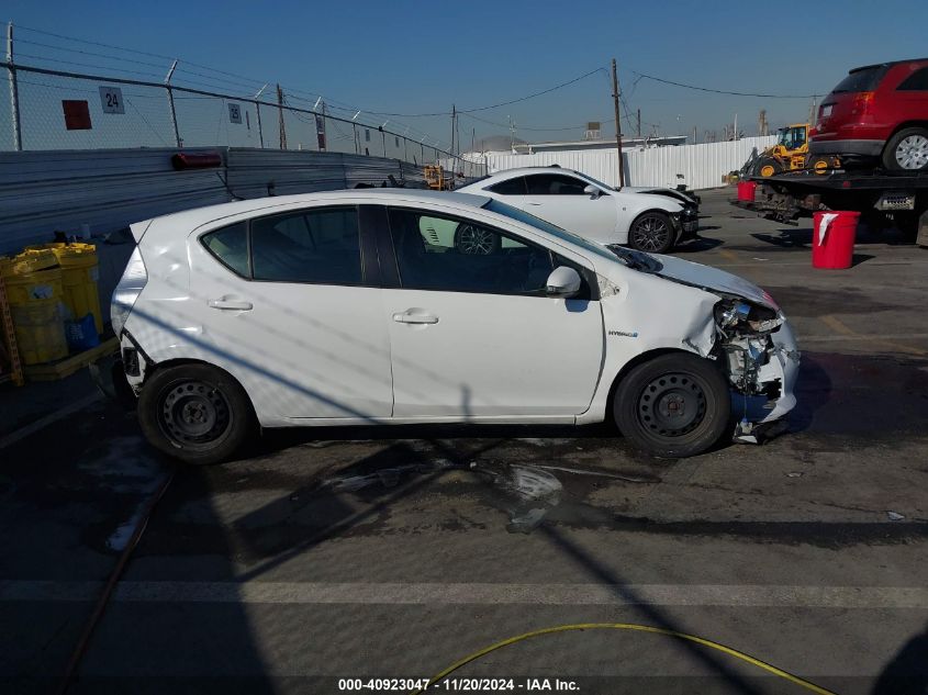 2013 Toyota Prius C One VIN: JTDKDTB30D1547372 Lot: 40923047