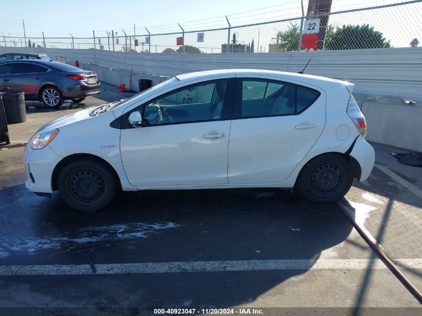 2013 Toyota Prius C One VIN: JTDKDTB30D1547372 Lot: 40923047