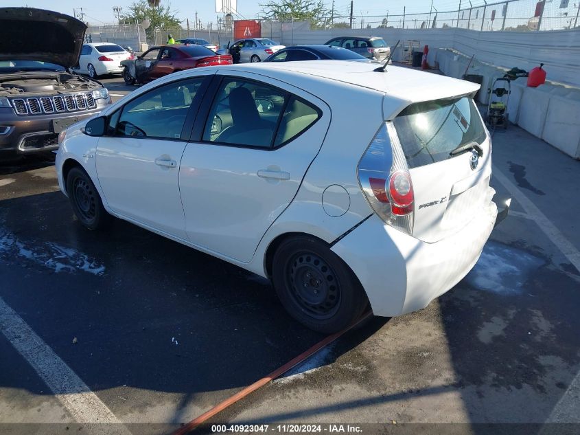 VIN JTDKDTB30D1547372 2013 Toyota Prius, C One no.3