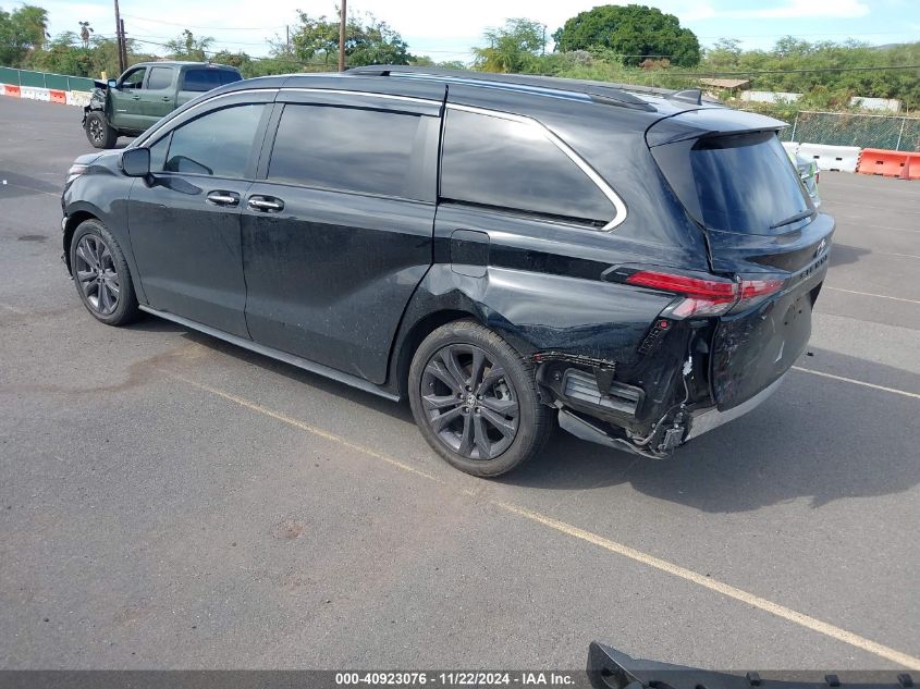 2022 Toyota Sienna Xse VIN: 5TDDRKEC9NS101595 Lot: 40923076