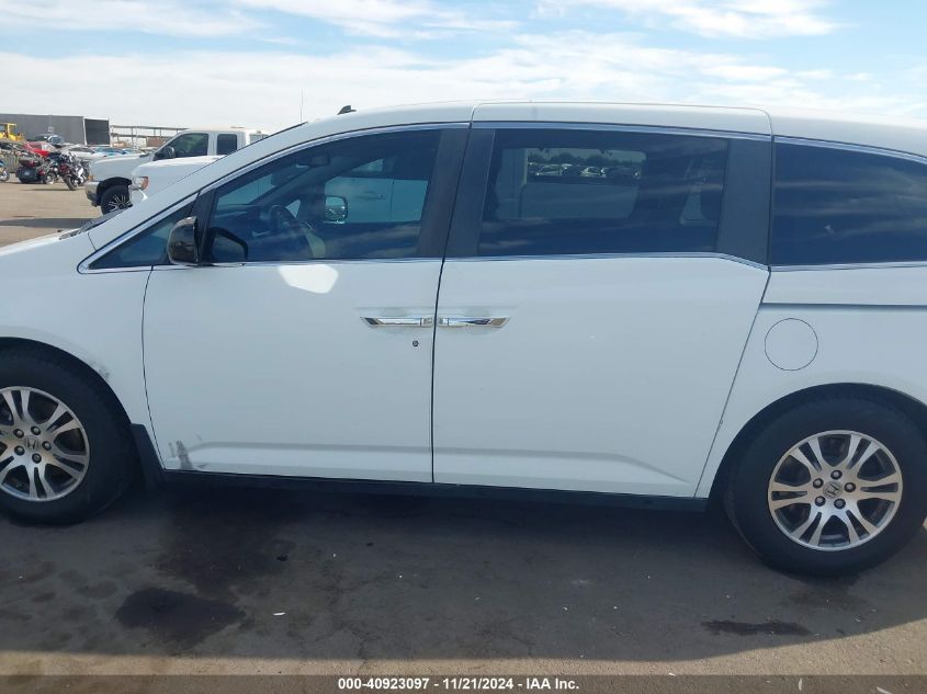 2012 Honda Odyssey Ex-L VIN: 5FNRL5H63CB025615 Lot: 40923097