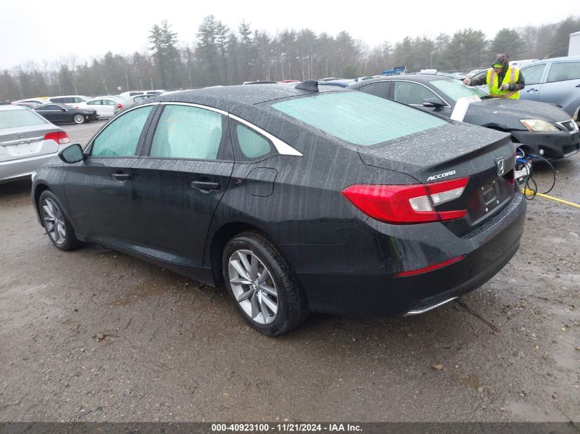 2021 Honda Accord Lx VIN: 1HGCV1F12MA086756 Lot: 40923100