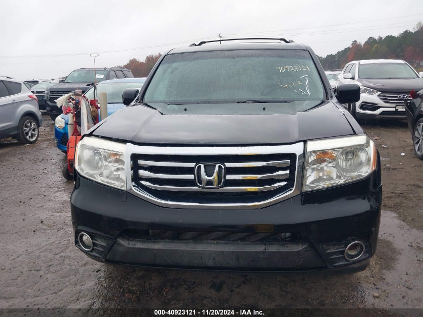 2012 Honda Pilot Touring VIN: 5FNYF4H95CB045338 Lot: 40923121