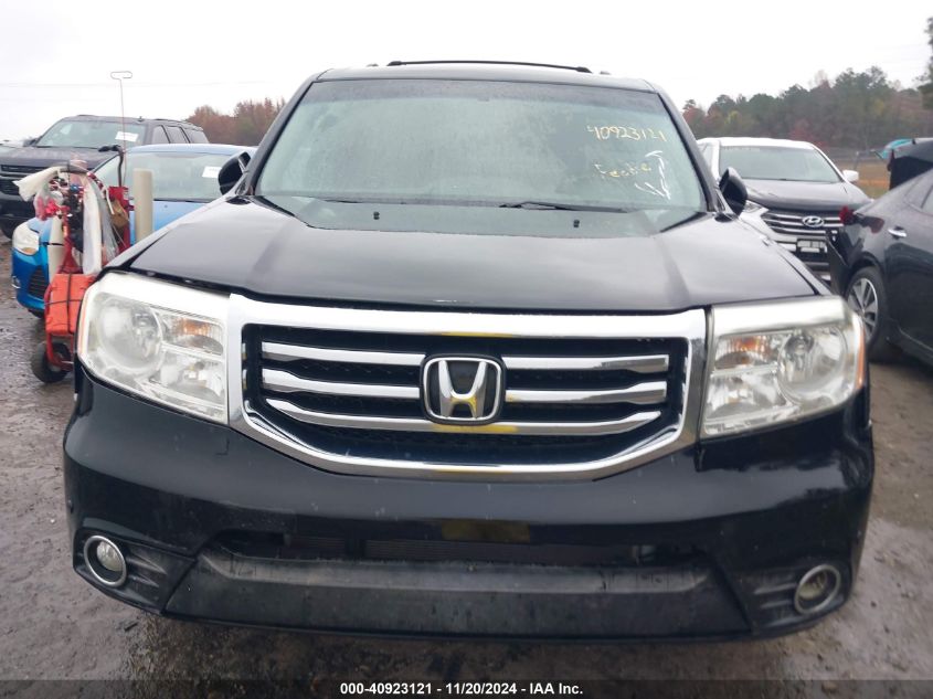 2012 Honda Pilot Touring VIN: 5FNYF4H95CB045338 Lot: 40923121